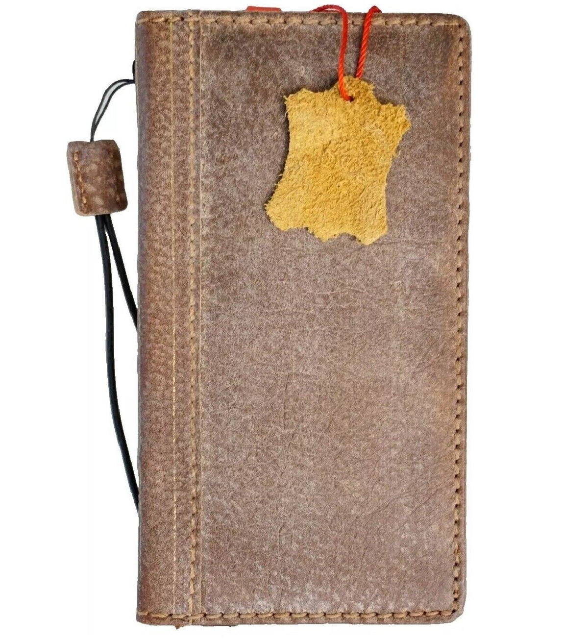 Handmade Leather Book Wallet Case for Vivo X Fold 3 Pro