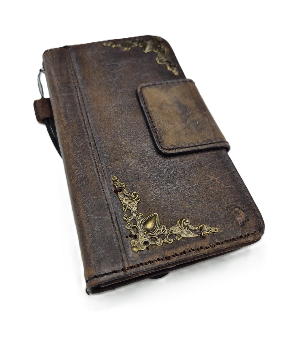 Genuine Leather fo OnePlus Open Case Wallet Handmade Wireless Luxury