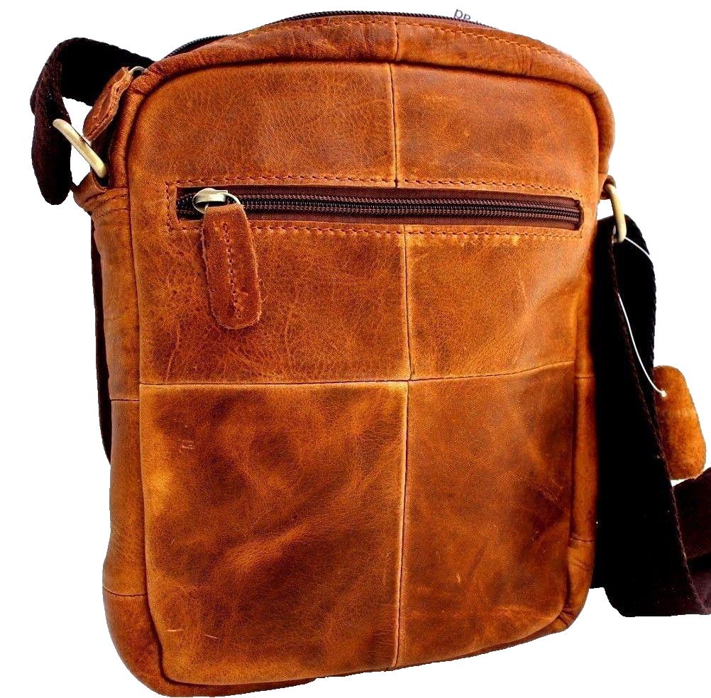 Genuine Leather Bag - Handmade Side Bag for Men and Women Vintage Gift