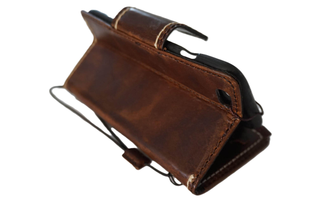 Handmade Leather Wallet Case for Galaxy Z Fold 3/4/5/6