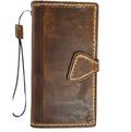Handmade Leather Wallet Case for OnePlus: Luxury Wireless Phone Cover