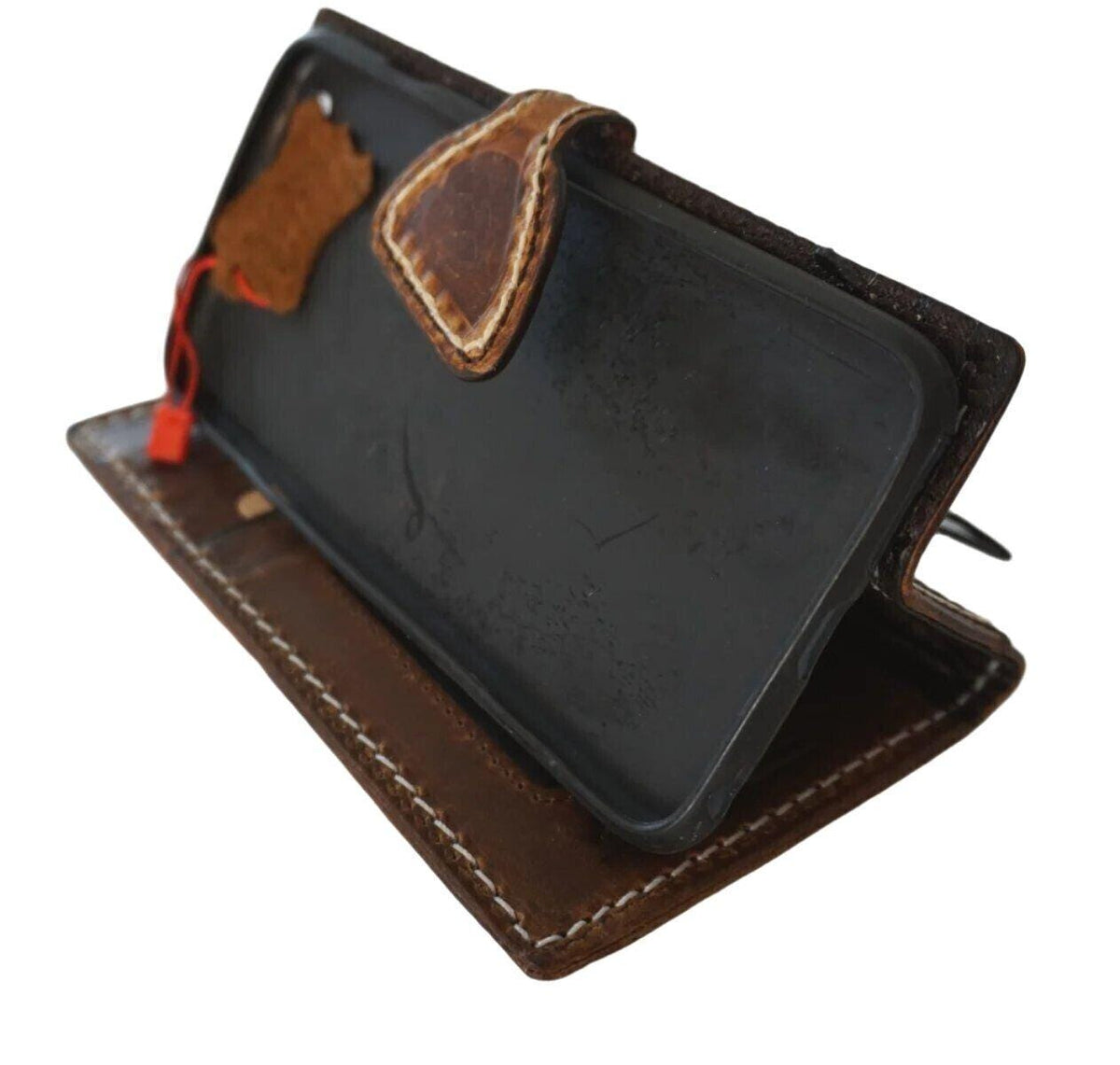 Handmade Leather Wallet Case for Galaxy Z Fold Series