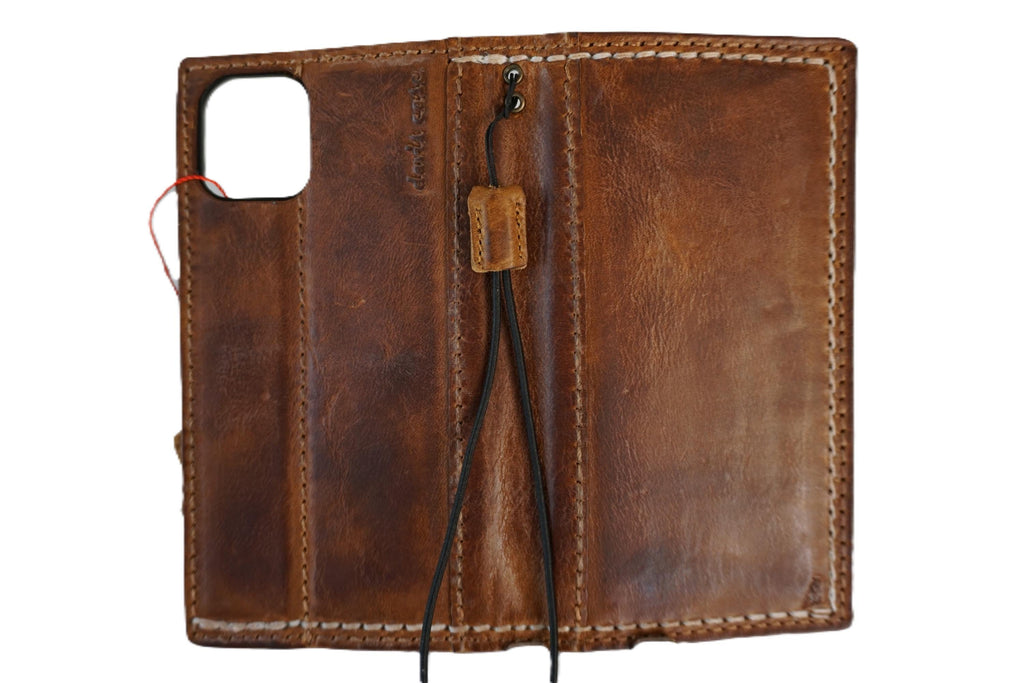 Handmade Leather Wallet Case for Galaxy Z Fold