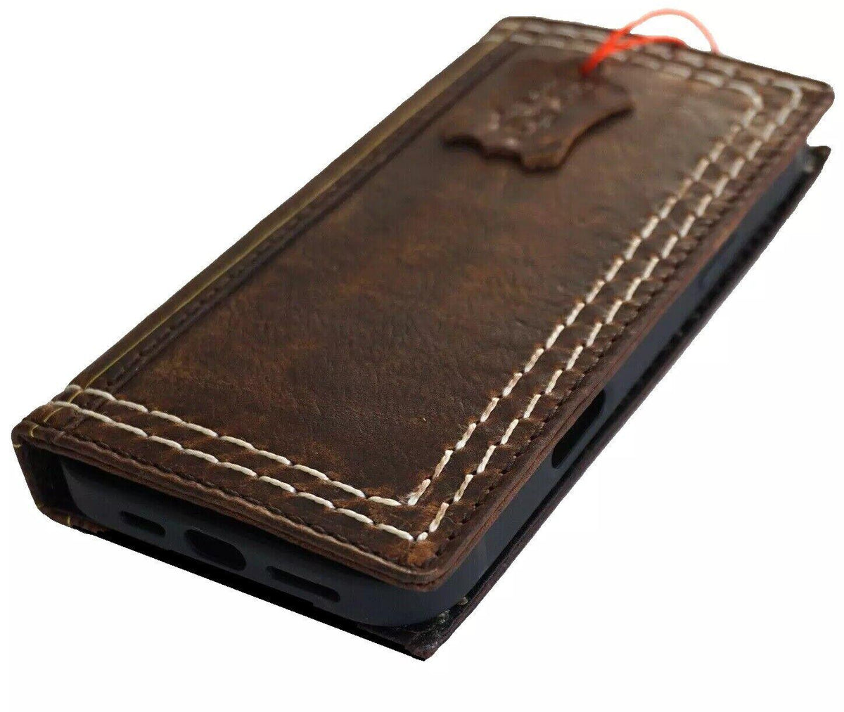 Genuine Leather fo OnePlus 9 9PRO Case Wallet Handmade Wireless Luxury Case Art Design