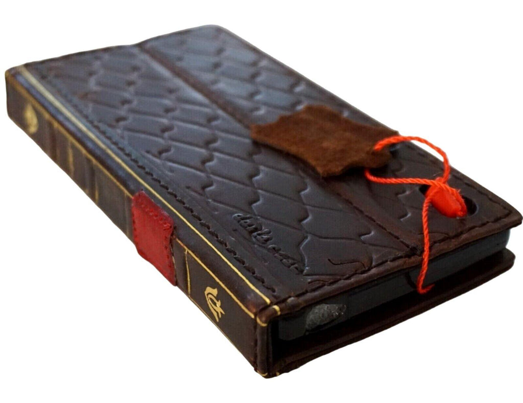 Leather Book Wallet Case for iPhone: Card Slots, Bible Style 17
