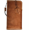 Handmade Leather Wallet Case for Google Pixel: Vintage Card Slots