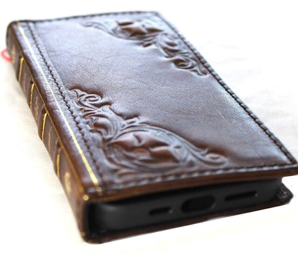 Vintage Book Style Leather Wallet Case for Google Pixel