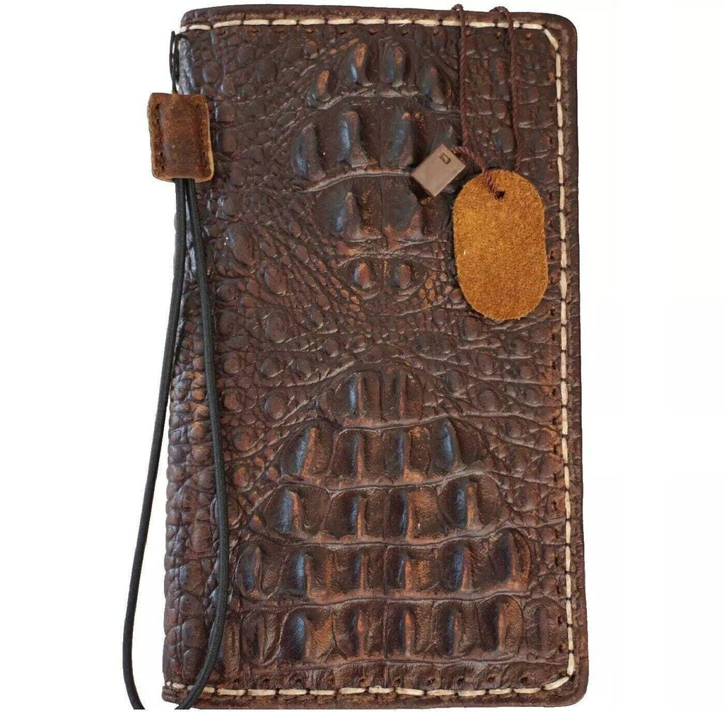Handmade Leather Wallet Book Cover for Vivo X Fold 3 Pro