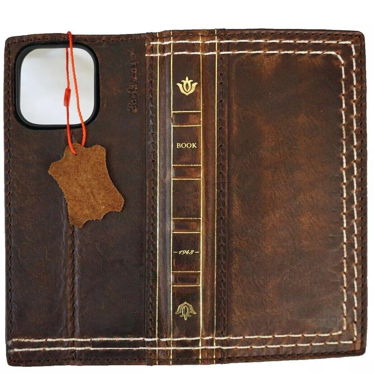Genuine Leather fo OnePlus 9 9PRO Case Wallet Handmade Wireless Luxury Case Art Design