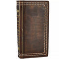 Handmade Leather Wallet Case for OnePlus: Luxury Book Design