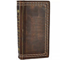 Handmade Leather Book Wallet Case for Vivo X Fold 3 Pro