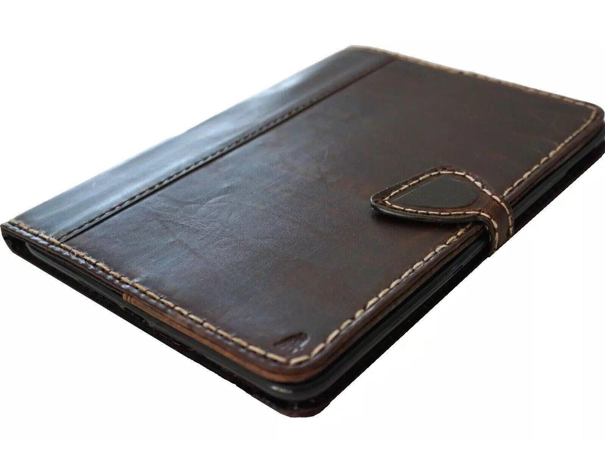 Genuine Leather iPad Pro/Air Case: Magnetic, Credit Card Slots
