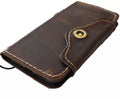 Hand Sewn Leather iPhone Wallet Case with Card Slots