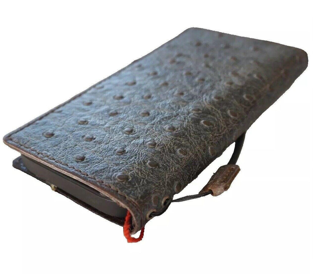 Ostrich Style Leather Wallet Case for Google Pixel