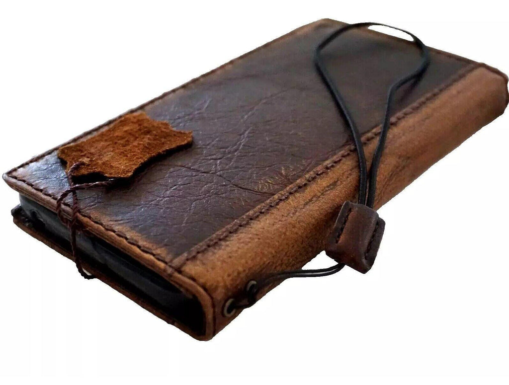Genuine Leather fo OnePlus Open Case Wallet Handmade Wireless Luxury Diy Frame Polish