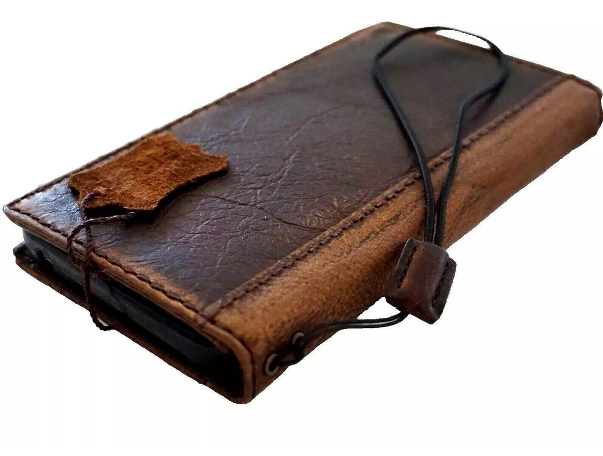 Genuine Leather fo OnePlus Open Case Wallet Handmade Wireless Luxury Diy Frame Polish