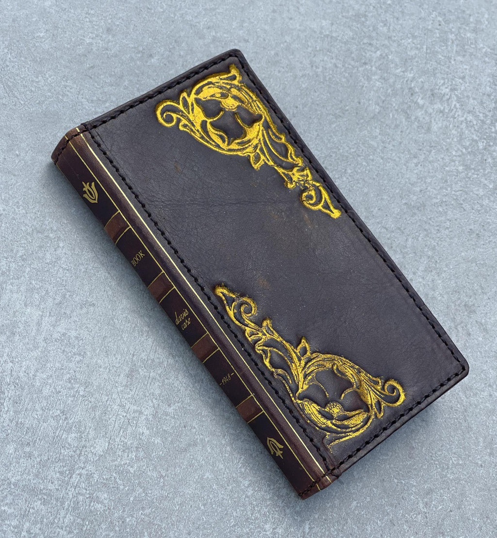 Genuine Leather fo OnePlus 15 12 12R Case Wallet Handmade Wireless Luxury Davidov Art