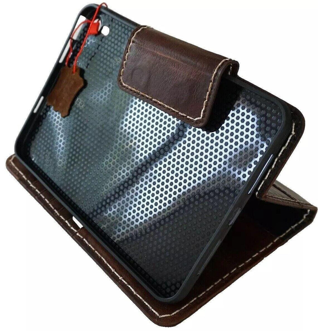 Vintage Leather iPad 11 13 10.9 9.7 Air Pro Case Hand Sewn Pen Holder