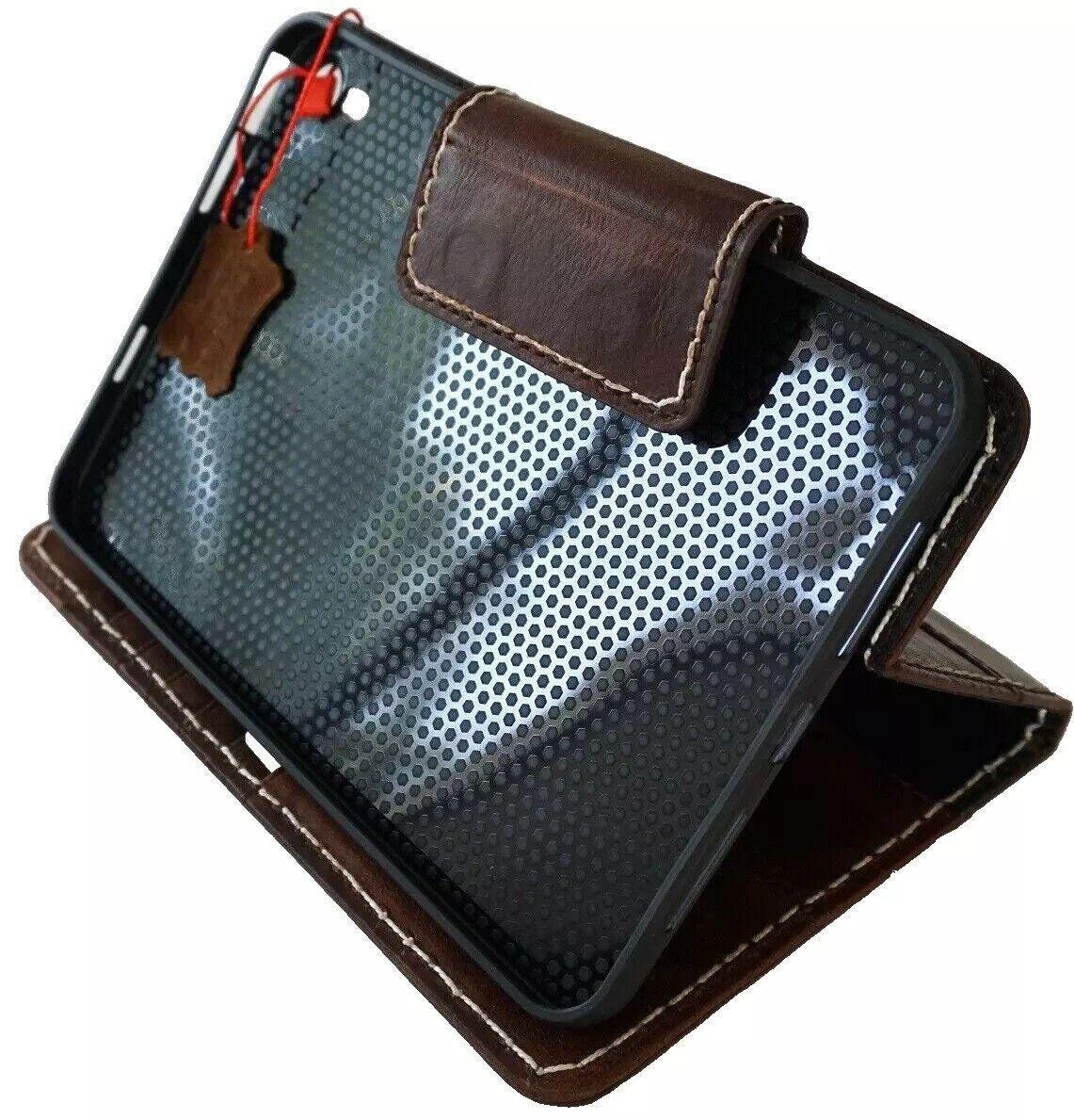 Vintage Leather iPad 11 13 10.9 9.7 Air Pro Case Hand Sewn Pen Holder
