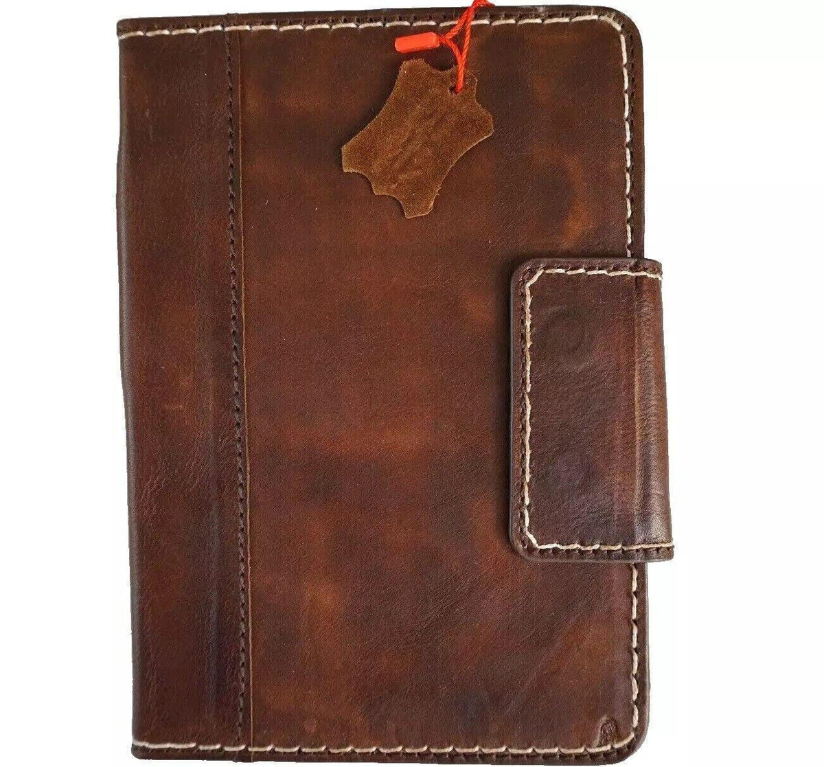 Vintage Leather iPad 11 13 10.9 9.7 Air Pro Case Hand Sewn Pen Holder