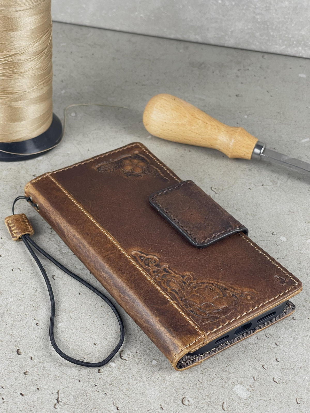 Genuine Leather fo OnePlus 6 8 9 PRO Case Wallet Handmade Wireless Royal Book