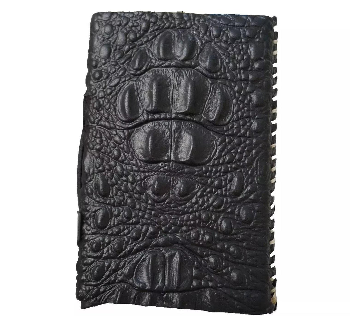 Handmade leather removable credit card wallet for women and men Davidov Art