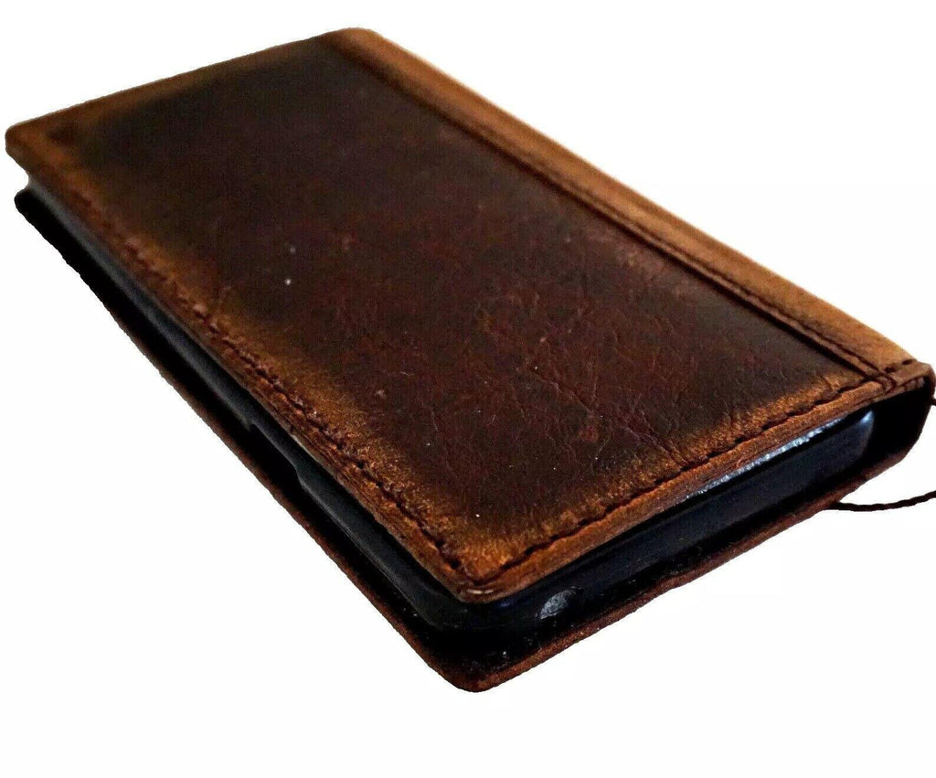 Handmade Leather Wallet Book Cover for Galaxy Z Fold