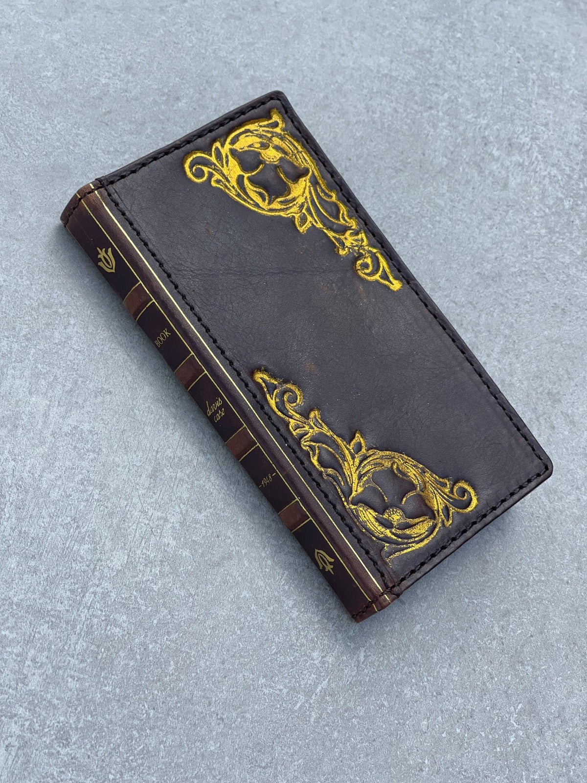 Genuine Leather fo OnePlus Open Case Wallet Handmade Wireless Luxury  Davidov Art