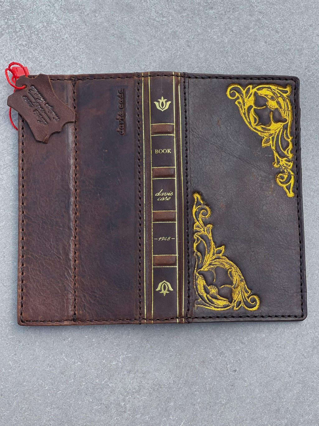 Genuine Leather fo OnePlus 15 12 12R Case Wallet Handmade Wireless Luxury Davidov Art