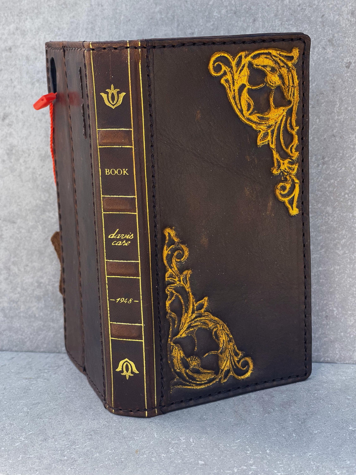 Handmade Leather Wallet Book Case for Vivo X Fold 3 Pro