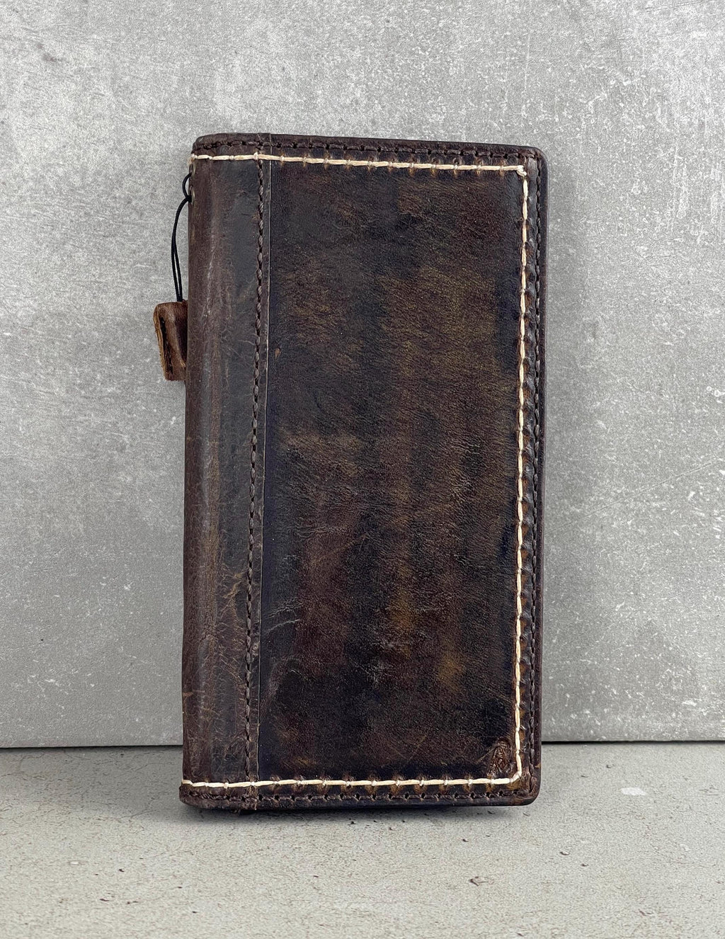 Handmade Leather Wallet Case for Galaxy Z Fold: Book Style Cover