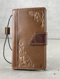 Genuine Leather fo OnePlus 9 9PRO Case Wallet Handmade Wireless Luxury Case Art Design