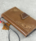 Genuine Leather fo OnePlus 12 12R Case Wallet Handmade Wireless Luxury Book
