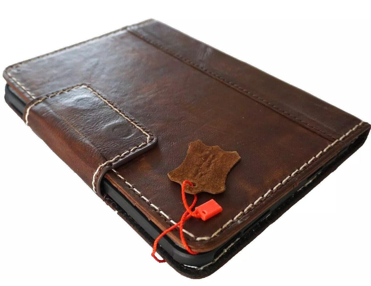 Vintage Leather iPad 11 13 10.9 9.7 Air Pro Case Hand Sewn Pen Holder