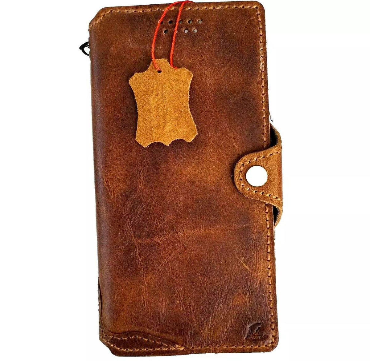 Handmade Leather Wallet Case for Google Pixel: Vintage Style