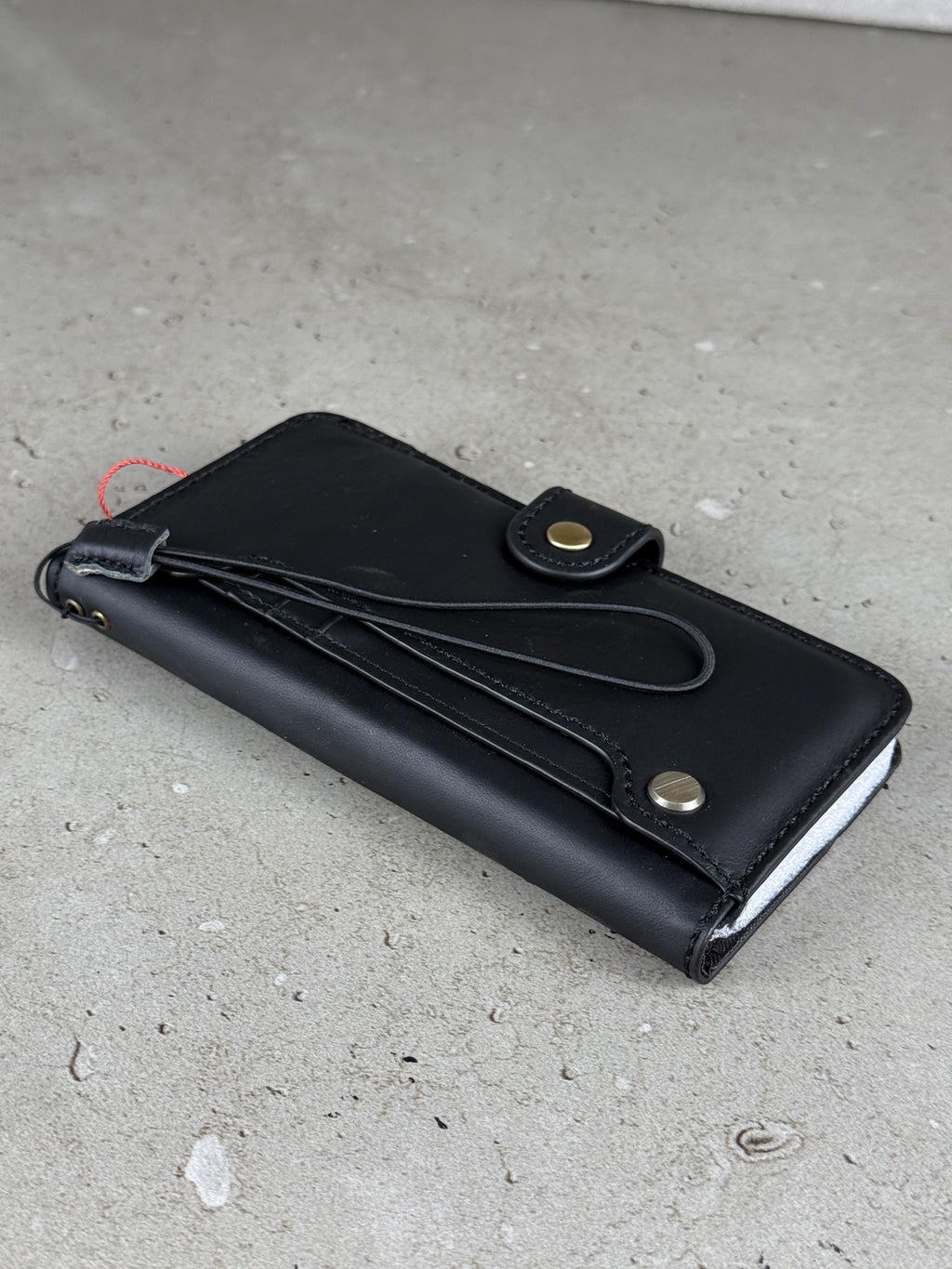 Vintage Leather iPhone Wallet Case: Book Style, Card Slots