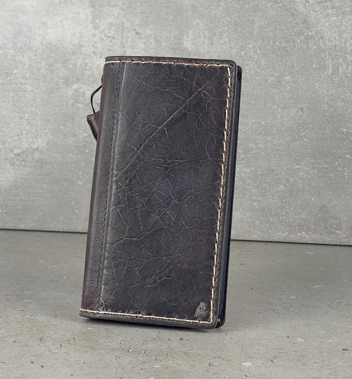 Handmade Leather Wallet Case for Galaxy Z Fold: Book Style Cover