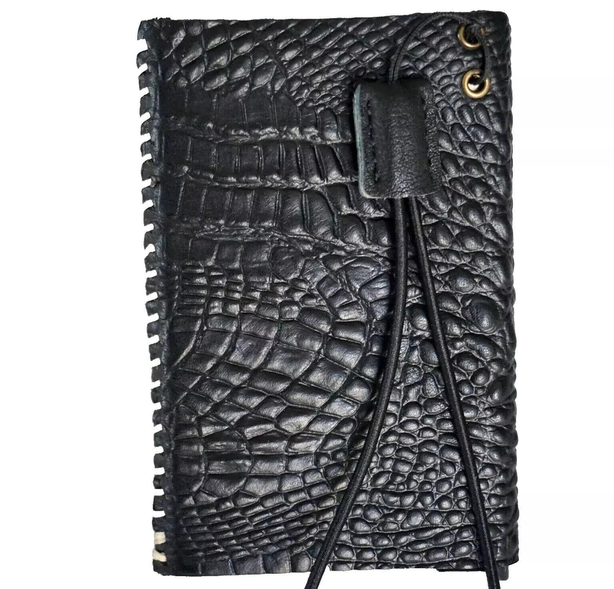 Handmade leather removable credit card wallet for women and men Davidov Art