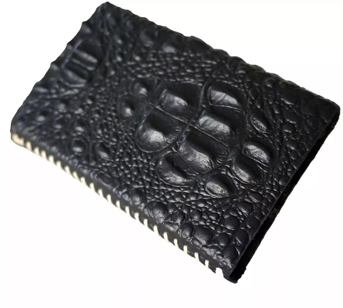 Handmade leather removable credit card wallet for women and men Davidov Art