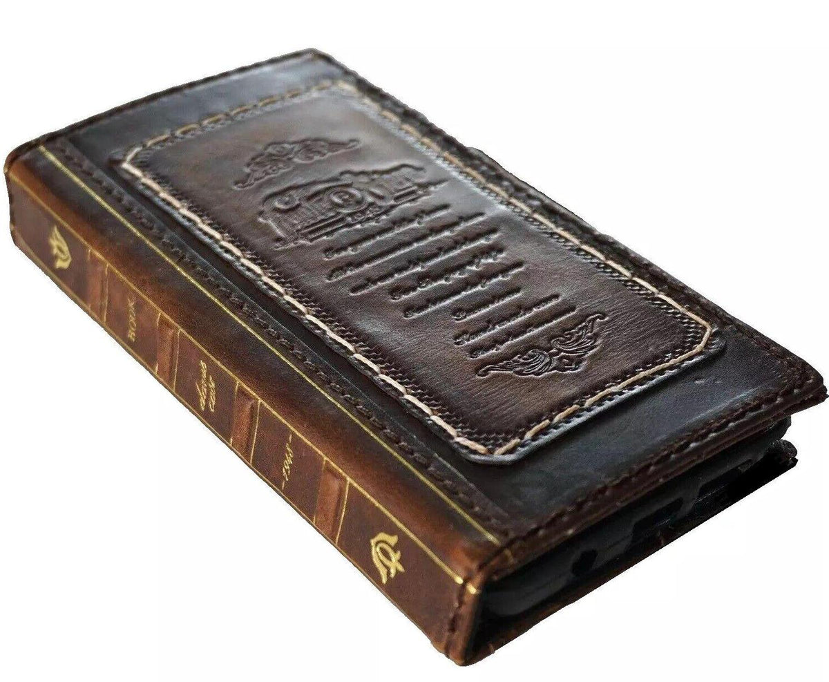 Handmade Leather Wallet Case for OnePlus Oppo Find N3