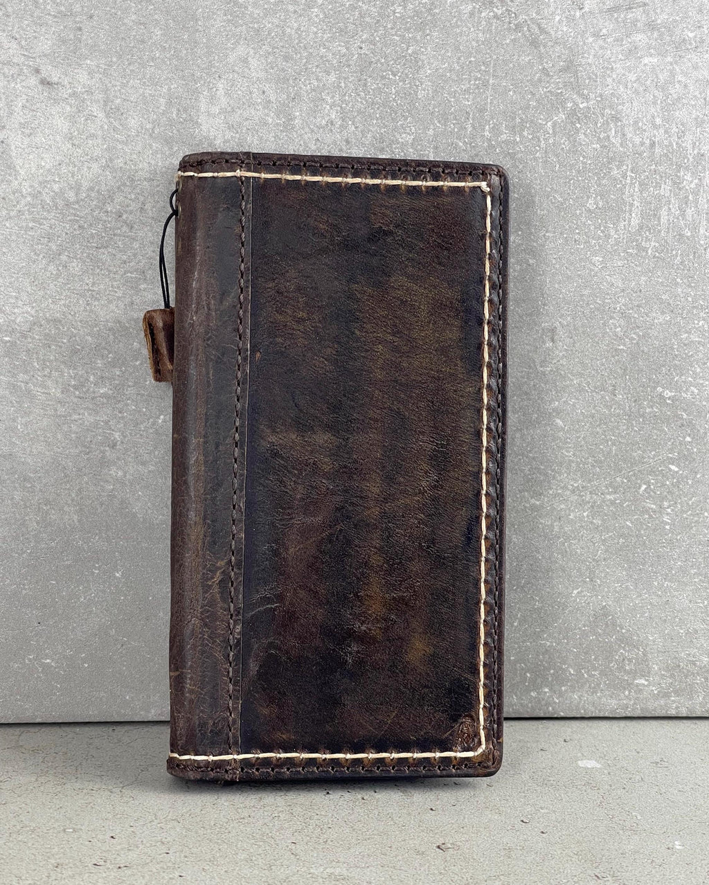 Handmade Leather Wallet Case for Galaxy Z Fold: Book Style Cover