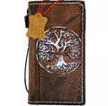Handmade Leather Wallet Book Cover: For Honor Magic V3 Fold Art