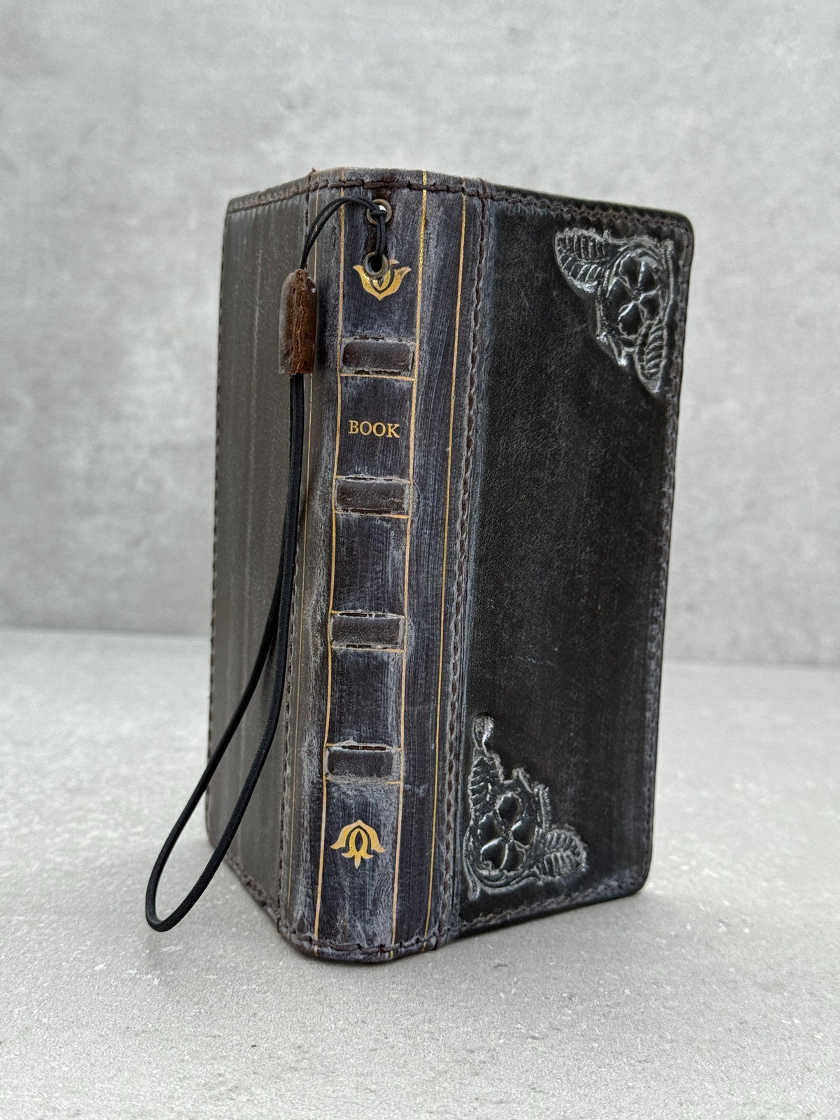 Genuine Leather fo OnePlus Open Case Wallet Handmade Wireless Luxury oiled Ar