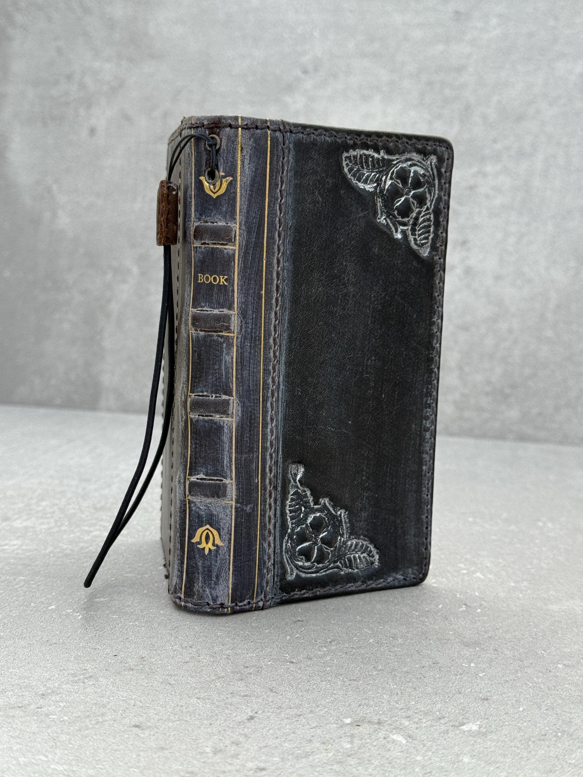 Genuine Leather fo OnePlus Open Case Wallet Handmade Wireless Luxury oiled Ar