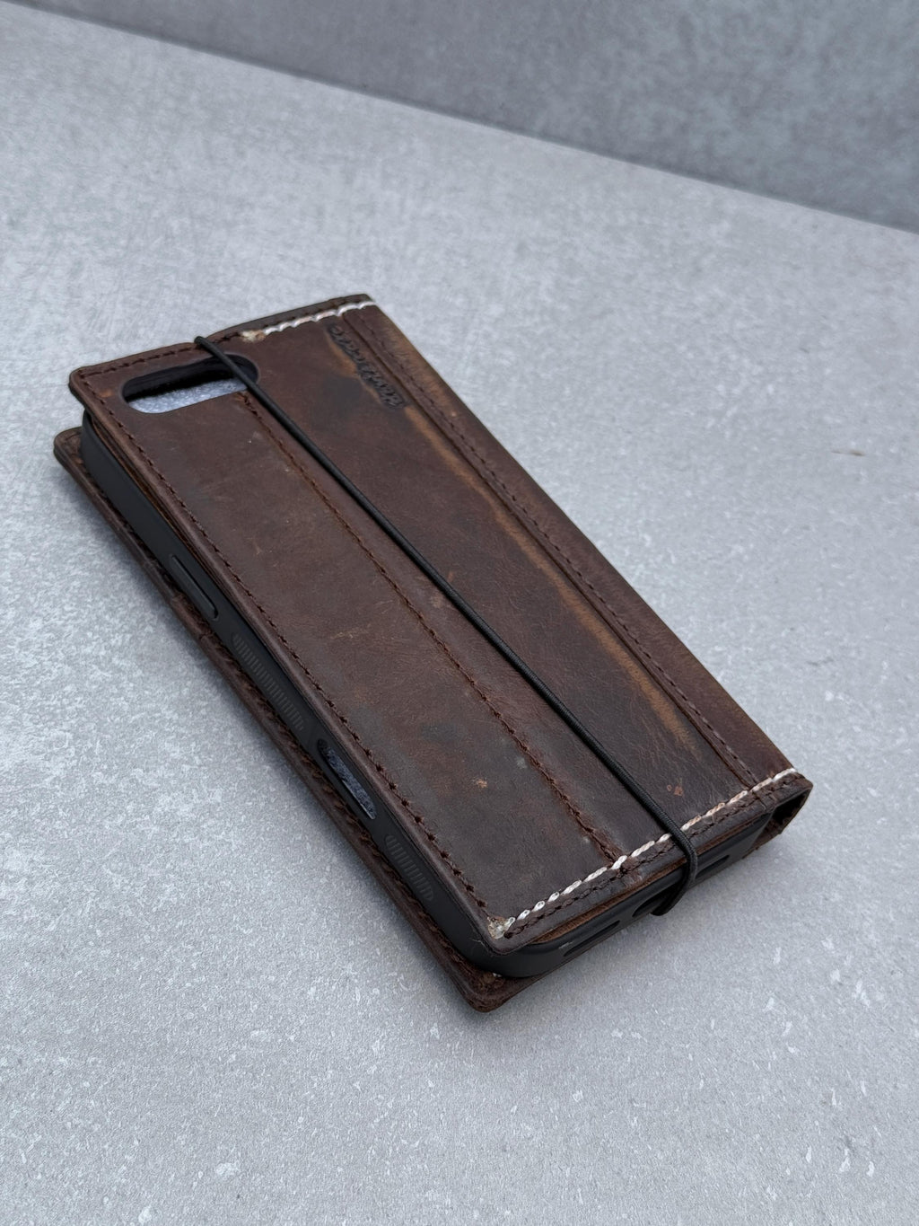 Handmade Leather Wallet Case for OnePlus: Wireless Charge, Card Slots