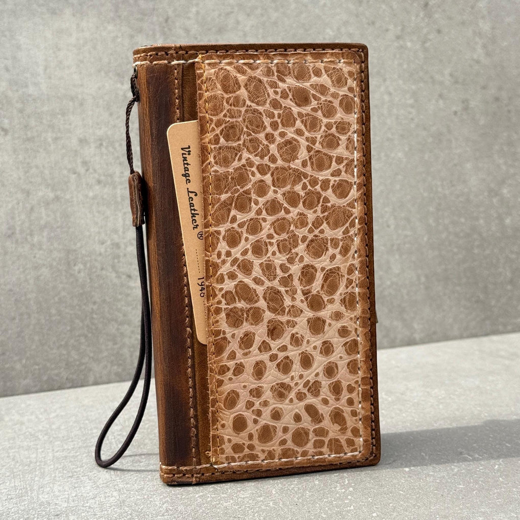 Genuine Leather fo OnePlus Open Case Wallet Handmade Wireless Luxury