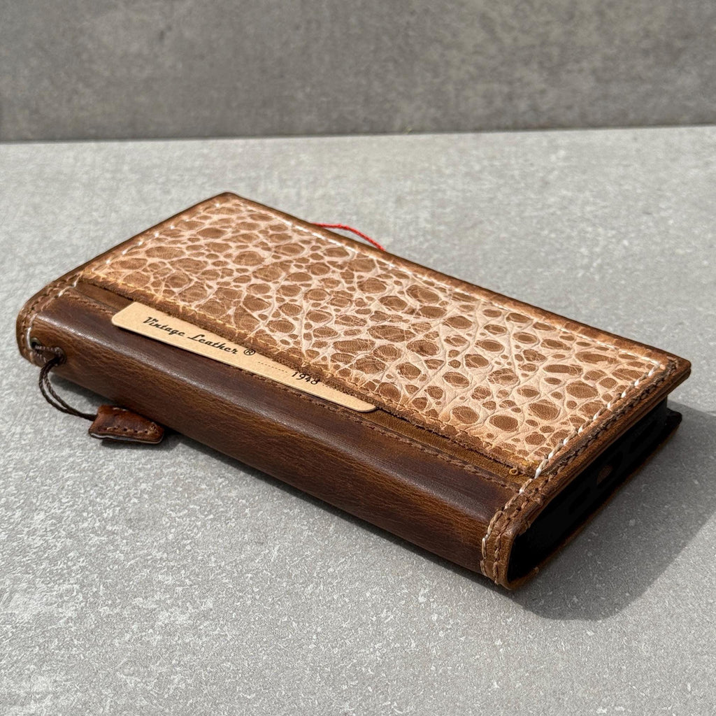 Genuine Leather fo OnePlus Open Case Wallet Handmade Wireless Luxury