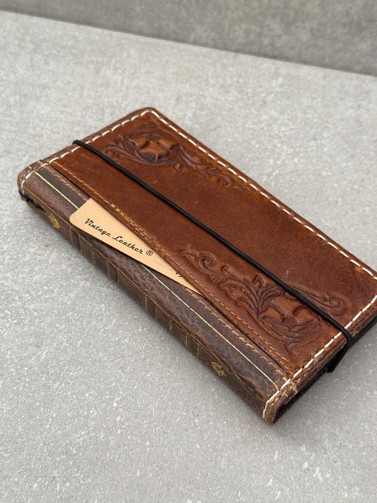 Handmade Leather Book Wallet Case for Oppo Find N3 N5
