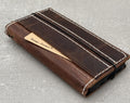 Handmade Leather Wallet Case for Galaxy Z Fold 2/3/4/5/6/7 - Book Style Cover
