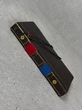 Vintage Book Style Leather iPhone Wallet Case